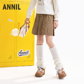 【实体店同款】女童全腰半裙秋季新款安奈儿童装AG533035