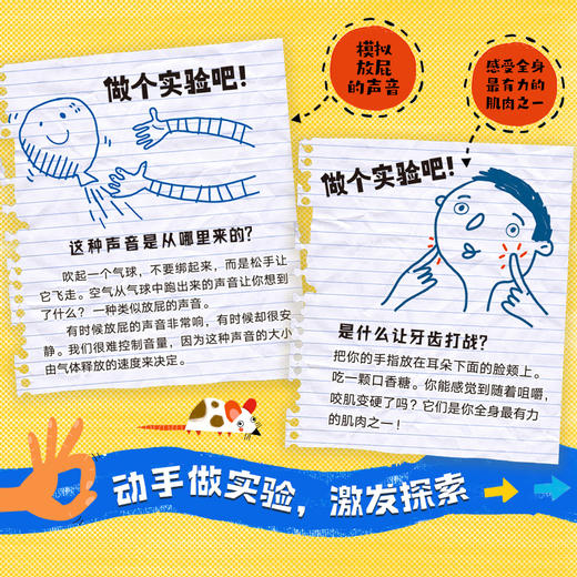 《我的身体超厉害》精装3册  4-8岁  趣味化问答解锁人体秘密   从问题出发科学认识微生物 动手做实验激发探索欲  三大主题探索人体奥秘  权威审校品质保障 商品图2