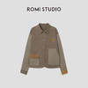 ROMI STUDIO“美式复古“不规则设计感轻薄拼色夹克外套 RWCAW64658 商品缩略图0