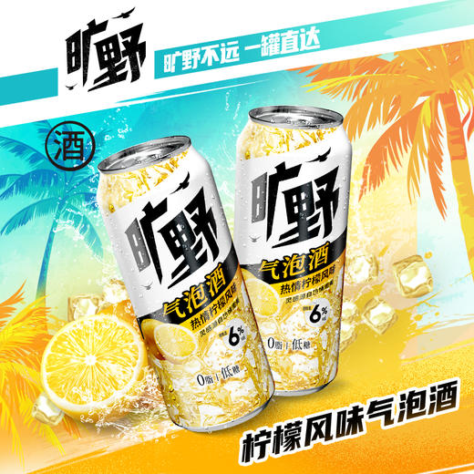 旷野 热情柠檬味500ML*6罐 商品图1