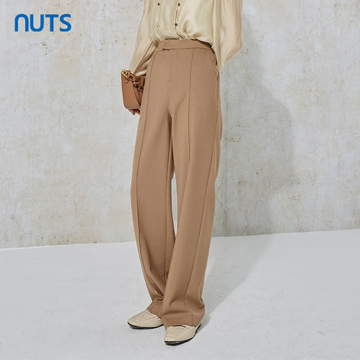 NUTS商场同款秋季时尚气质通勤风垂感宽松显瘦休闲长裤女231073146 商品图3