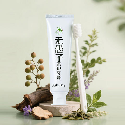【特惠7.9折】芬亚 无患子柔护牙膏 120g/支 商品图1