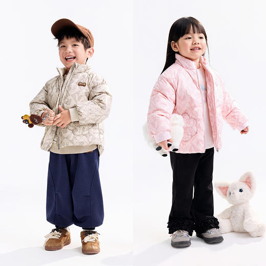 【实体店同款】男女童短款羽绒服冬季新款安奈儿童装XM545180 商品图3