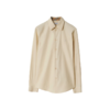 BURBERRY 巴宝莉 男士马术骑士徽标刺绣修身棉质长袖衬衫 米色 8103939 C1740 商品缩略图0