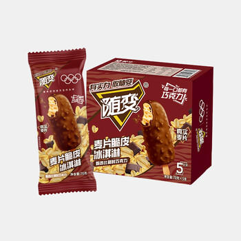 蒙牛随变金标黑巧克力冰淇淋65g*4支/盒雪糕冰棍奶糕 /水饮冲调 /冰淇淋 /棒支冰淇淋 商品图6