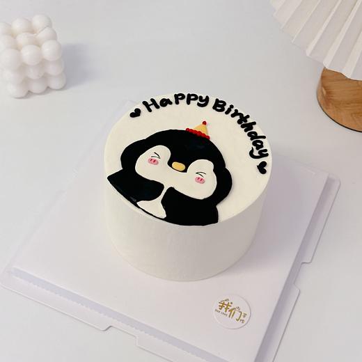 多款式~企鹅手绘卡通蛋糕-低糖处理无添加 商品图2