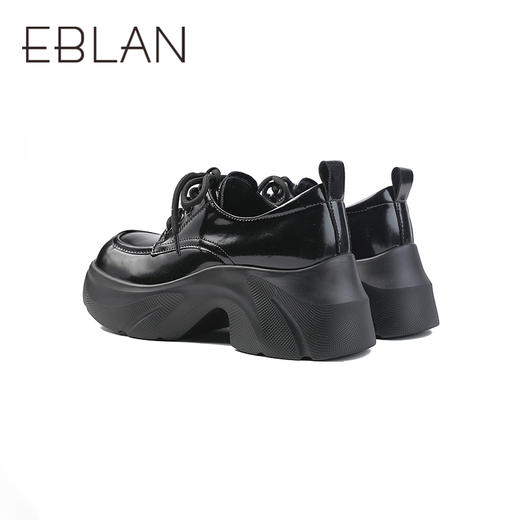 伊伴秋季系带牛津鞋运动感厚底牛津鞋B25473503 商品图3