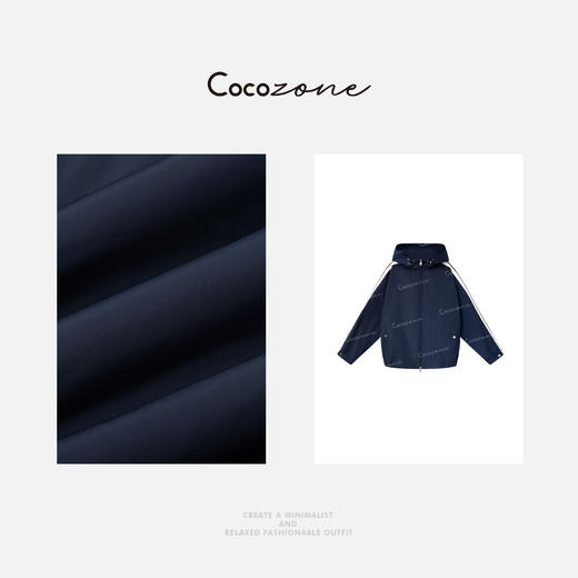 COCO ZONE 刘一一“校服外套”连帽轻盈日常外套 CD1A1228 商品图2