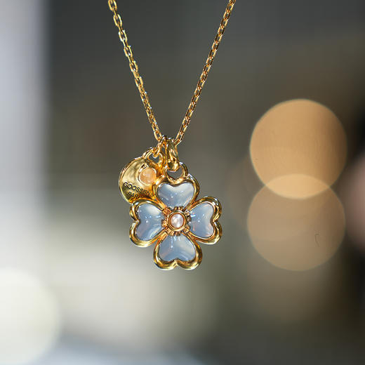 北京仓｜Goossens Paris-Talisman-蓝色 四叶草 项链［法国设计师］ 商品图6