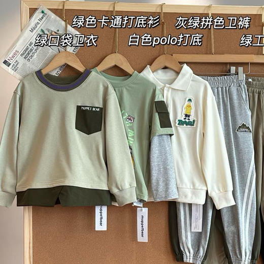 太平鸟秋款儿童长袖t恤打底衫081303 商品图1