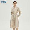 NUTS商场同款春秋设计感高级气质长款风衣外套连衣裙女333042217 商品缩略图4