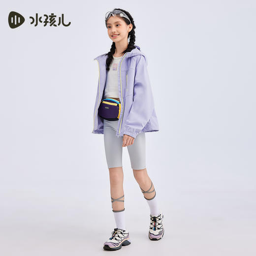 【抗静电】水孩儿童装女童外套厚2025秋季新品中大童三防加绒风衣 商品图4