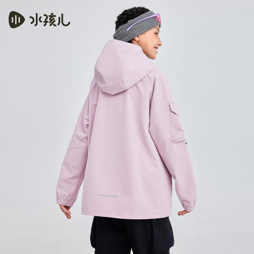 水孩儿童装外套女童2025秋季新款男童三防薄风衣中大童运动风上衣 商品图4