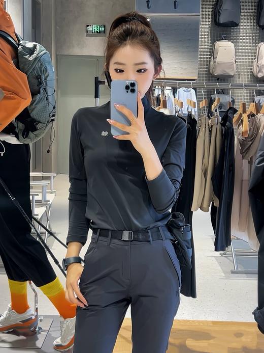 点此购买 可隆春秋季女款户外运动上衣露营半拉链长袖拉绒打底衫 qk 326861 商品图10