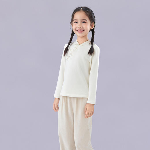 笛莎Deesha观山见女童T恤2025秋季女童T恤 商品图3