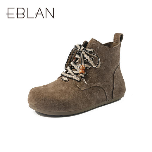 伊伴冬季波嬉风冬季勃肯鞋内增高女鞋B25513301 商品图0