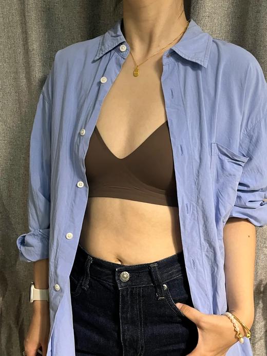 😱挖到了！无印同款同源【极简深V内衣】隐形效果太强了❗ 📣 再也回不去了！因为真的隐形又舒服！没得挑！ 商品图1