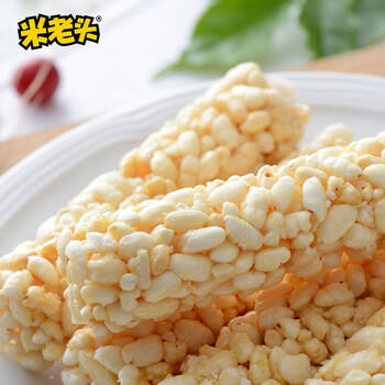 米老头饼干原味煎饼米棒芝麻味独立小包装能量棒解馋休闲小零食150g*2 /休闲食品 /膨化食品 /米果卷 商品图2