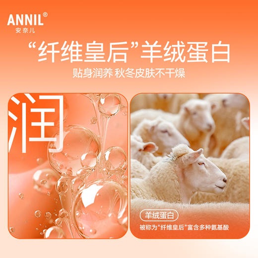 【5A抗菌羊绒蛋白蓄热🔥 】男女童羊绒蛋白养肤润肤秋衣裤套装打底睡衣2025年新款安奈儿童装JM537532 商品图1