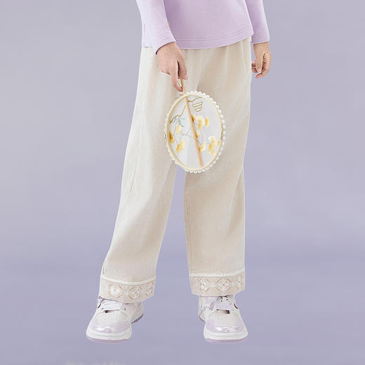 笛莎Deesha观山见女童裤子2025秋季女童裤子 商品图4