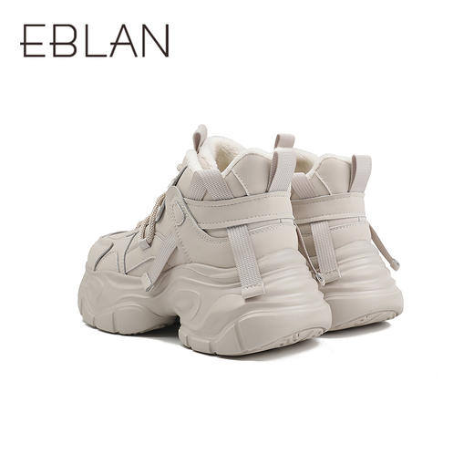 伊伴冬季机能风帅气老爹鞋舒适厚底B25681630 商品图3