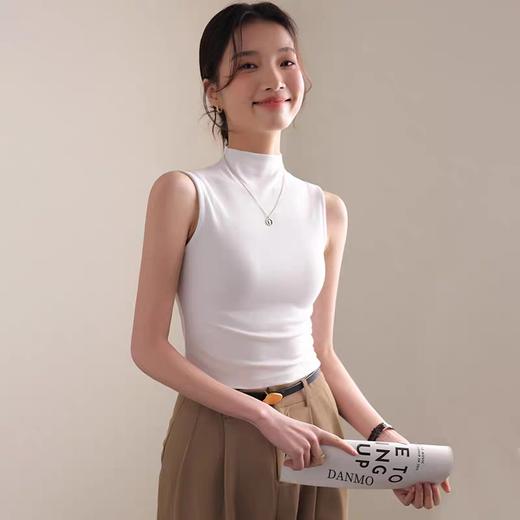 DANMO半高领背心 | 修饰身型，拉长脖颈线条 商品图0