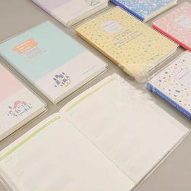 巨门A609语言学习手册A6胶套本（图案随机）