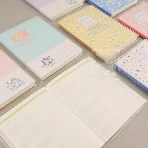 巨门A609语言学习手册A6胶套本（图案随机） 商品图0