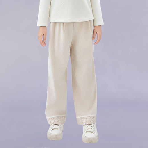 笛莎Deesha观山见女童裤子2025秋季女童裤子 商品图5