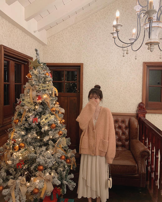 金蘑菇菇【羊毛飘飘裙】纱裙般飘逸浪漫！温柔百褶裙 商品图6