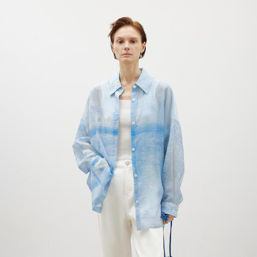 【商场同款】麦檬夏莱赛尔舒适顺滑衬衫5F5222711M 商品图0