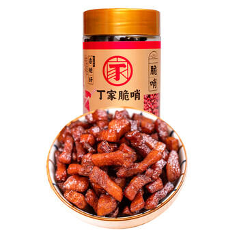 小十字丁家脆哨大颗粒猪油渣250g脂渣贵州正宗特产贵阳新鲜粉面炒菜伴侣下饭瓶装 /休闲食品 /肉类零食 /猪肉类 商品图4