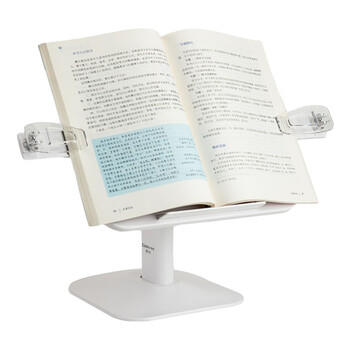 齐心（COMIX）多功能阅读架可升降 儿童便携式读书架看书神器 课本夹书防低头开学必备用品礼物 XS-13白 商品图1