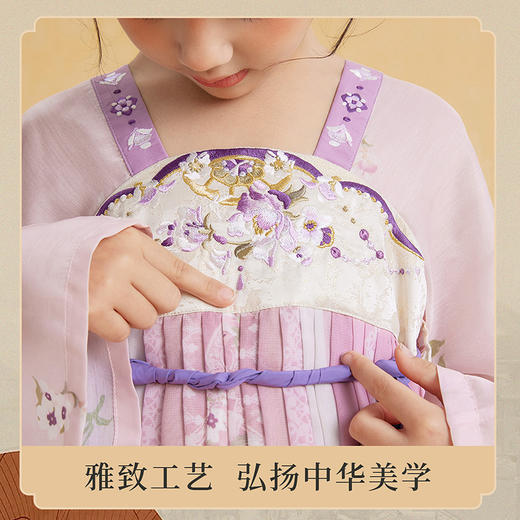 笛莎Deesha观山见女童连衣裙2025秋季女童连衣裙 商品图2