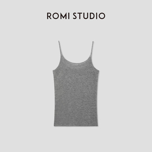 ROMI STUDIO 100%细支水溶羊毛轻薄柔软针织吊带背心 RWCSST2738 商品图2