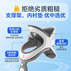 可孚医用颈椎牵引器人体工学护腰坐垫组合装