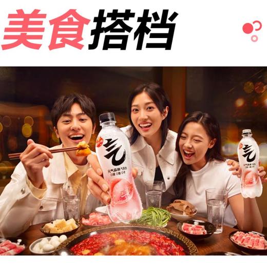 元气森林 白桃味苏打气泡水 480ml/瓶 商品图1