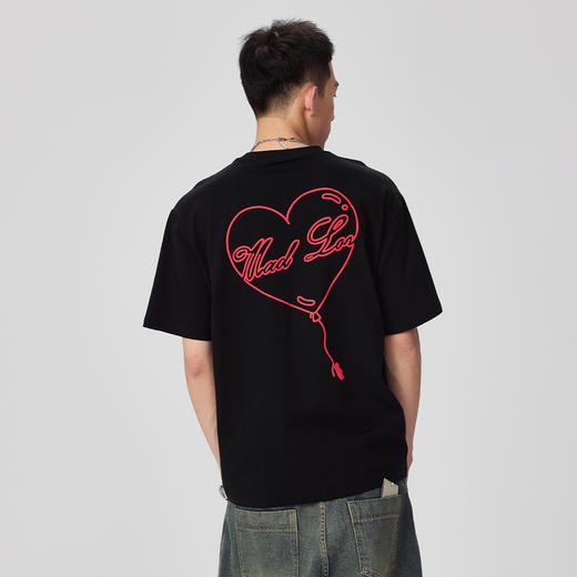 潘玮柏全球巡演MAD LOVE狂爱气球小人印花短袖T限定发售NP44TE28 商品图3