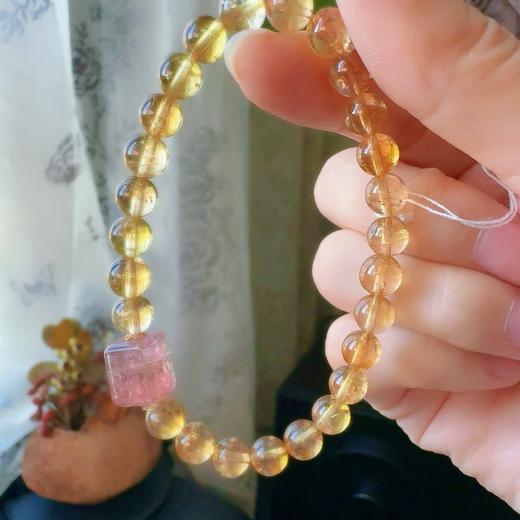 7mm单圈黄碧玺手串 商品图5