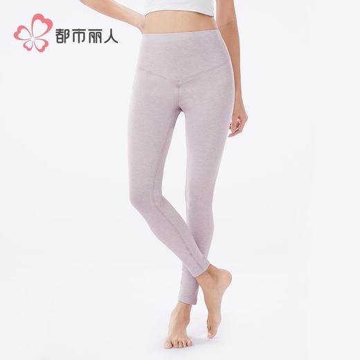 都市丽人保暖裤黑金轻羽绒女士打底裤单层打底裤中九分女裤LLH4D3 商品图1