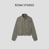 ROMI STUDIO“旅行者”100%色织亚麻老钱立领短夹克外套RWCSWY2246 商品缩略图0