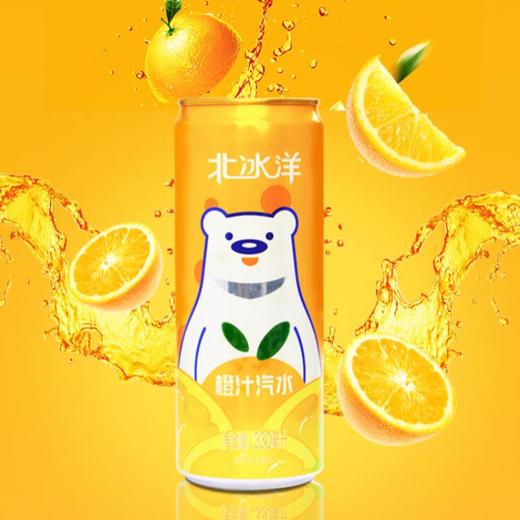 北冰洋橙汁拉罐汽水 碳酸饮料 330ml 商品图4