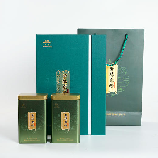 焕茗茶叶紫阳毛尖一级（绿茶）240克礼盒装 商品图0