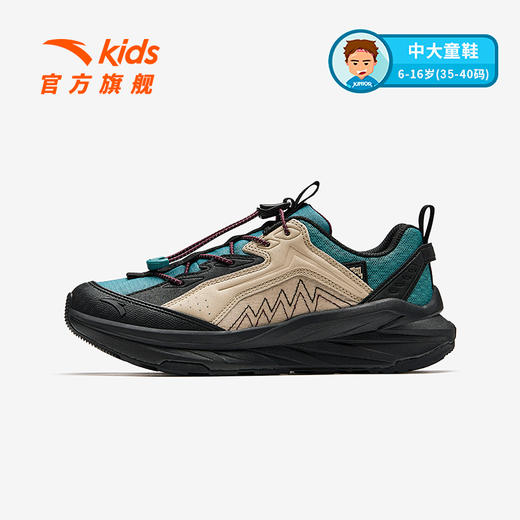 安踏儿童男大童休闲鞋2025秋季新款舒适防滑耐磨中大童低帮运动鞋312538810 商品图0