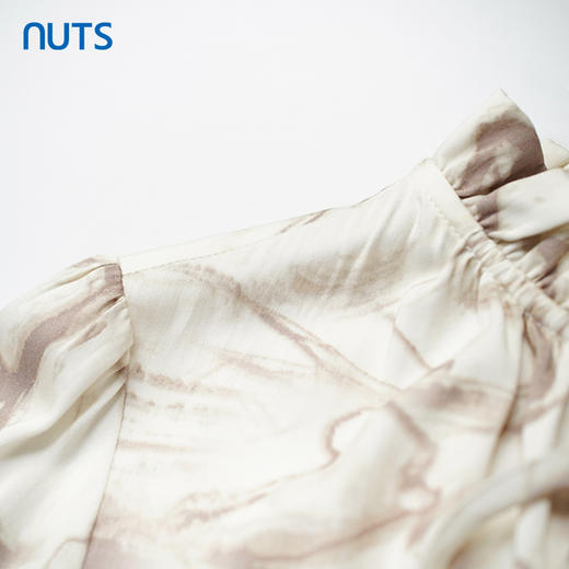 NUTS商场同款春秋季高腰气质百搭高级感长款连衣裙女335101329 商品图2