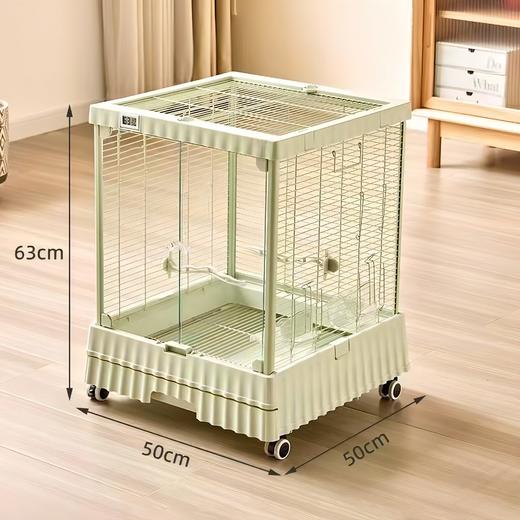 鹦鹉玻璃鸟笼 环保PP材质 两色可选 商品图3