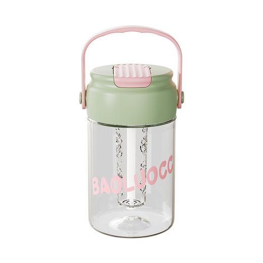 食品级高颜值花茶杯， 800ml大容量+独立茶仓🍵，喝茶不吐茶！樱花粉、奶茶绿等多色可选💖，随时随地畅饮好心情！ 商品图4