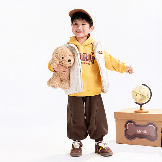 【实体店同款】男童短款马夹冬季新款安奈儿童装XB542115 商品图3