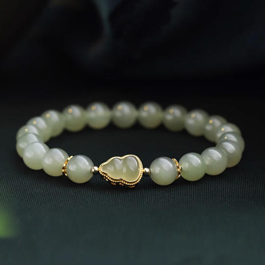 福禄浅晴水和田玉手串8mm 商品图1