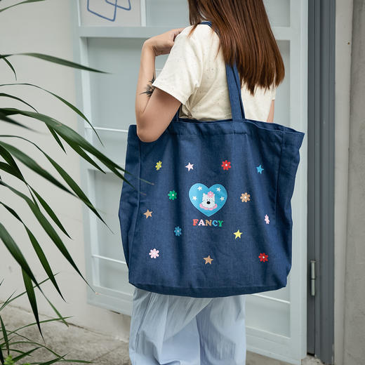 半房牛仔帆布包|实用大容量，好看又能装 商品图1